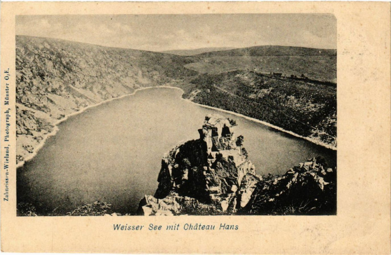 Carte postale ancienne Weisser See mit Chateau Hans