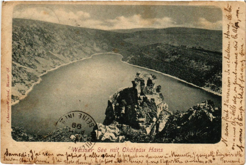 Carte postale ancienne Weisser See mit Chateau Hans