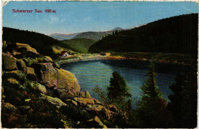 Carte postale ancienne Schwarzer See