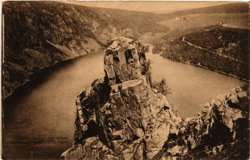 Carte postale ancienne Weisser See - Lac blanc