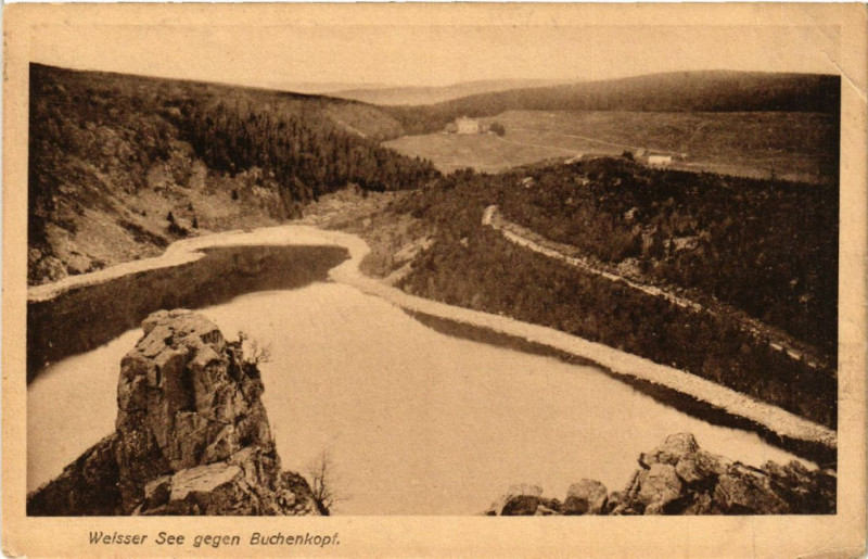 Carte postale ancienne Weisser See gegen Buchenkopf