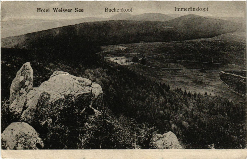 Carte postale ancienne Hotel Weisser See - Buchenkopf