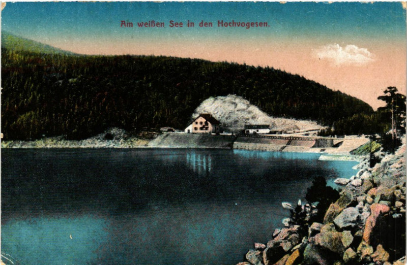 Carte postale ancienne Am Weissen See in den Hochvogesen