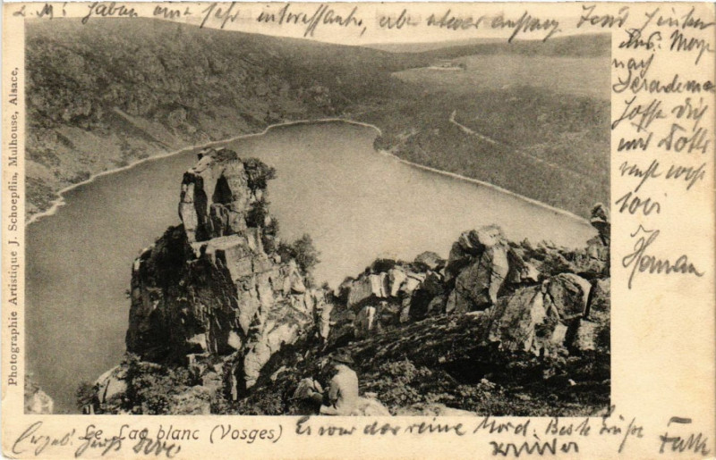 Carte postale ancienne Le Lac blanc