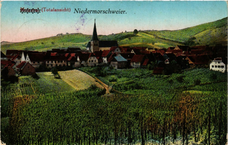 Carte postale ancienne Niedermorschweier