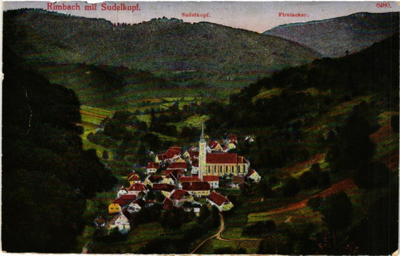 Carte postale ancienne Rimbach mit Sudelkopf
