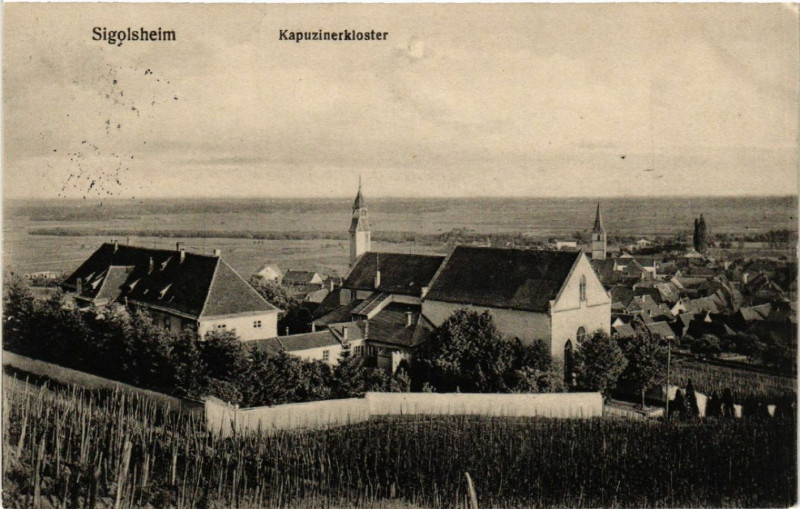 Carte postale ancienne Sigolsheim - Kapuzinerkloster
