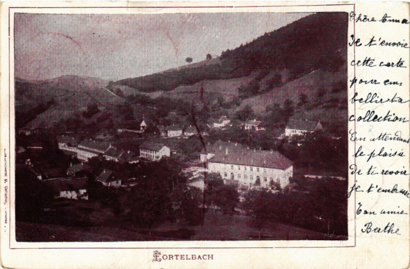 Carte postale ancienne Fortelbach à Elbach