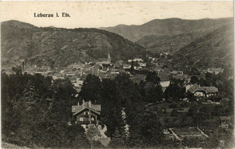 Carte postale ancienne Leberau i. Els.