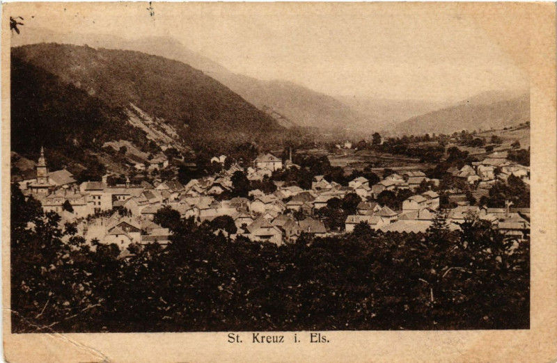Carte postale ancienne Saint-Kreuz i. Els.
