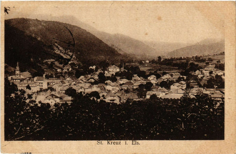 Carte postale ancienne Saint-Kreuz i. Els.