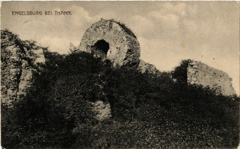 Carte postale ancienne Engelsburg b. Thann à Thann
