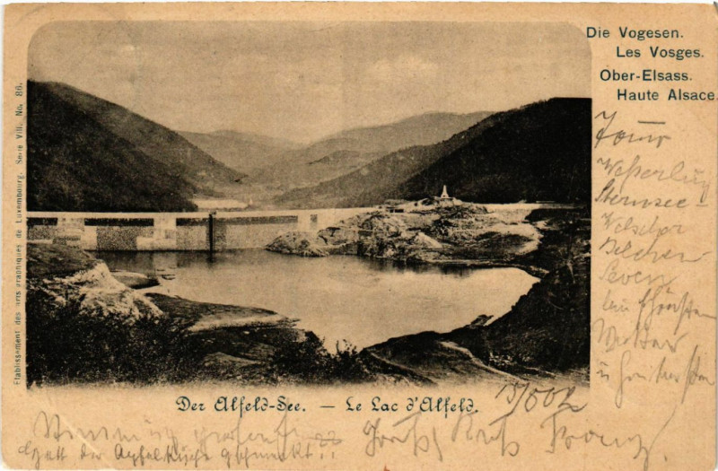 Carte postale ancienne Der Elfeld See