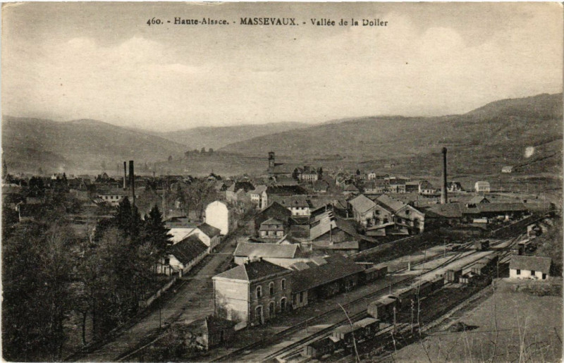 Carte postale ancienne Haute-Alsace - Massevaux - Vallée de la Dolier