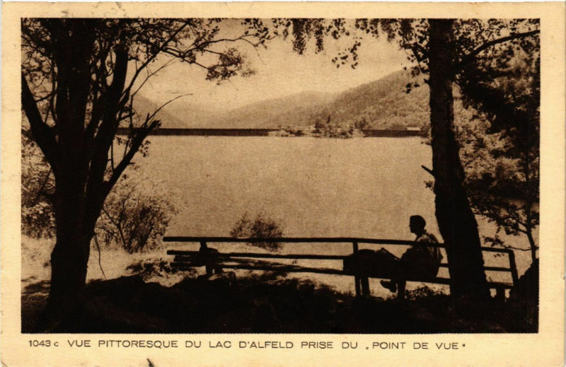 Carte postale ancienne Vue pittoresque du Lac d'Alfeld