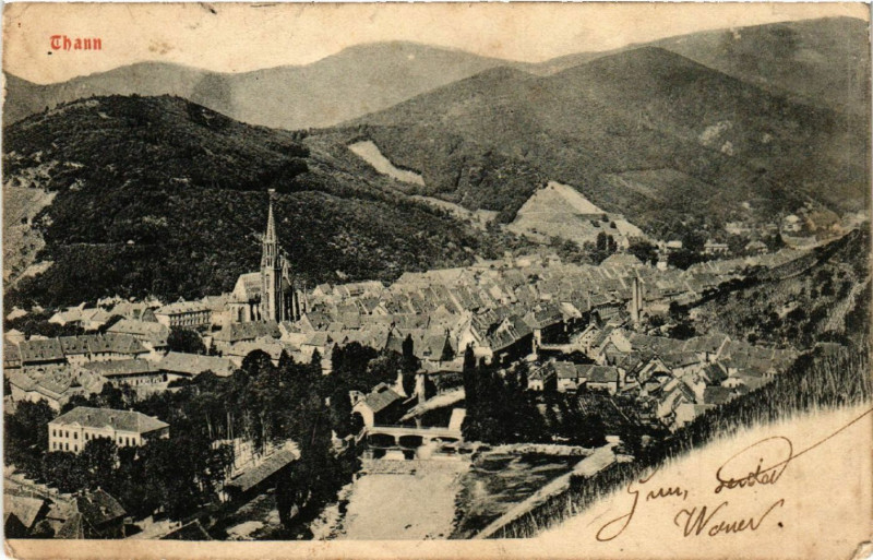Carte postale ancienne Thann à Thann