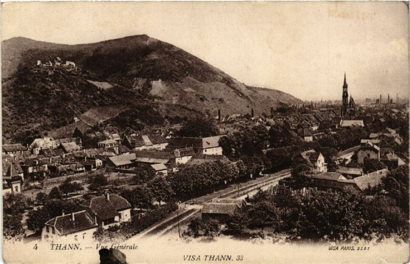 Carte postale ancienne Thann - Vue générale à Thann