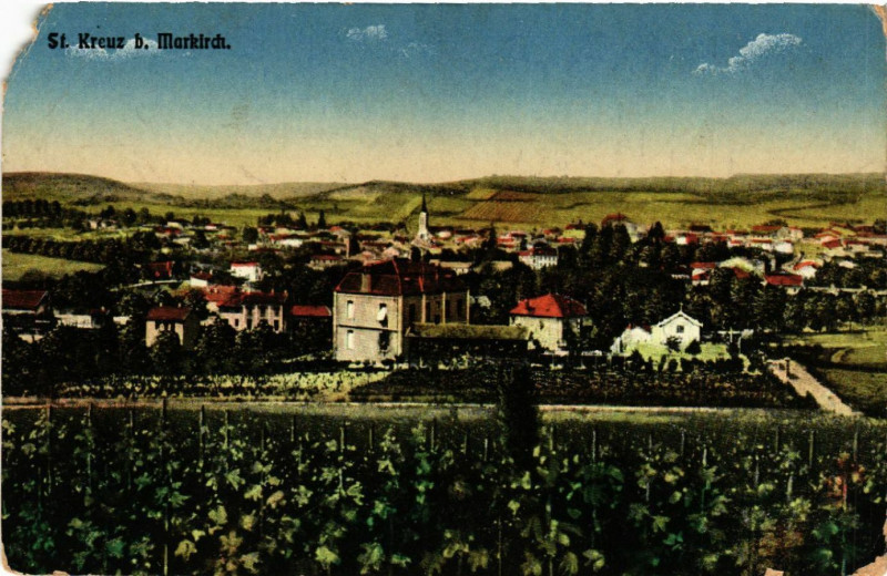Carte postale ancienne Saint-Kreuz b. Markirch