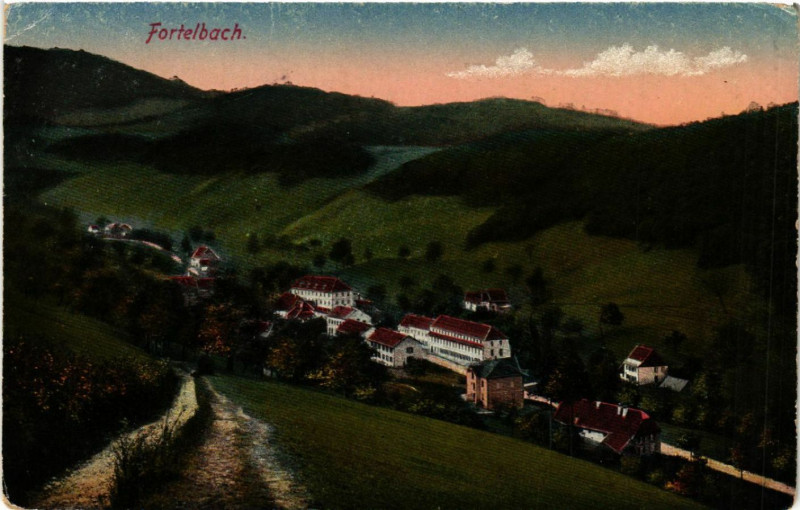 Carte postale ancienne Fortelbach à Elbach