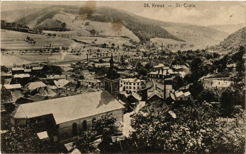 Carte postale ancienne Saint-Kreuz - Saint-Croix