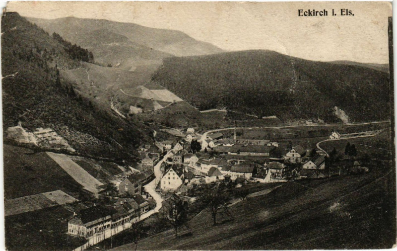Carte postale ancienne Eckirch i. Els.