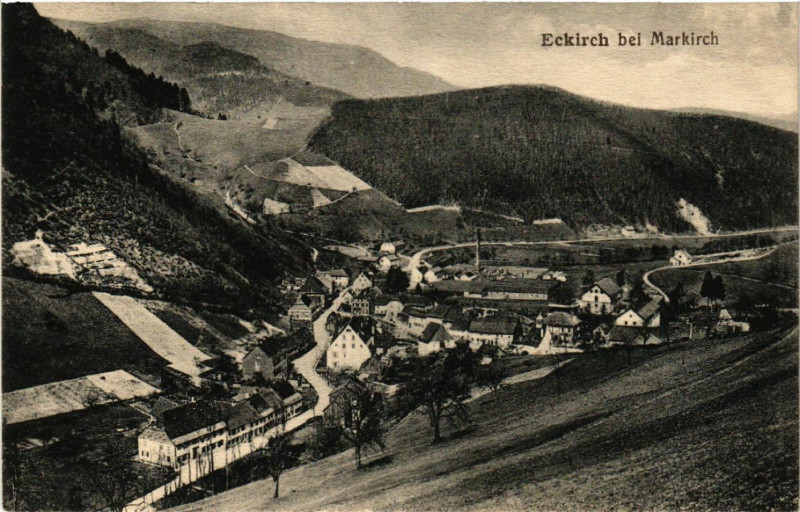 Carte postale ancienne Eckirch b. Markirch