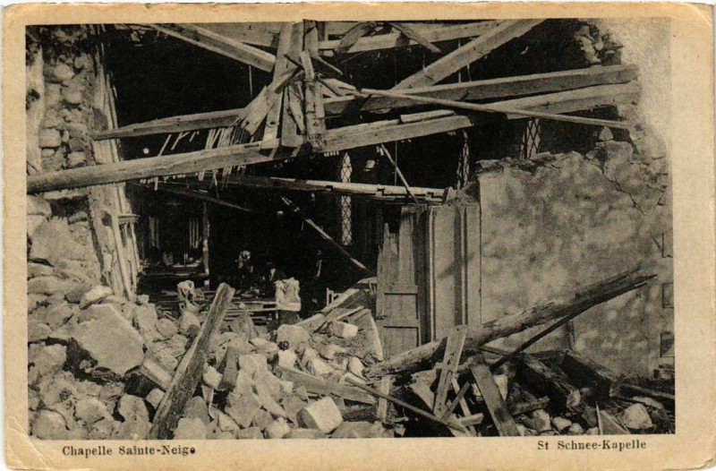 Carte postale ancienne Chapelle Sainte-Neige