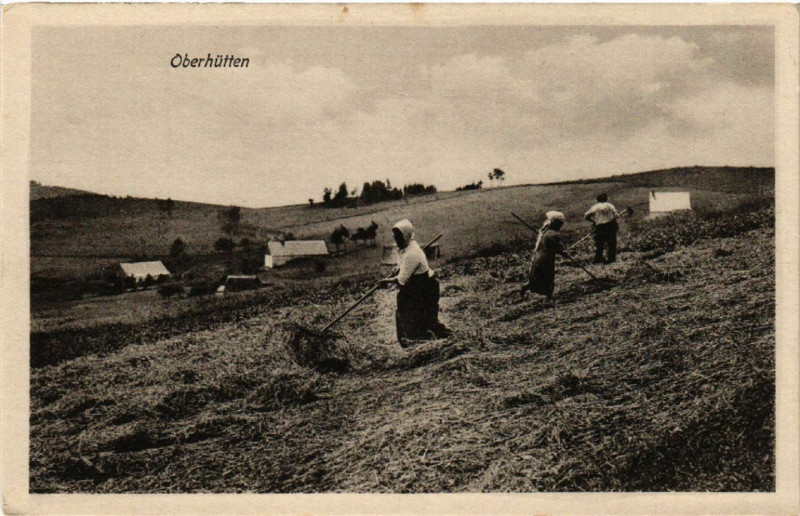 Carte postale ancienne Oberhutten