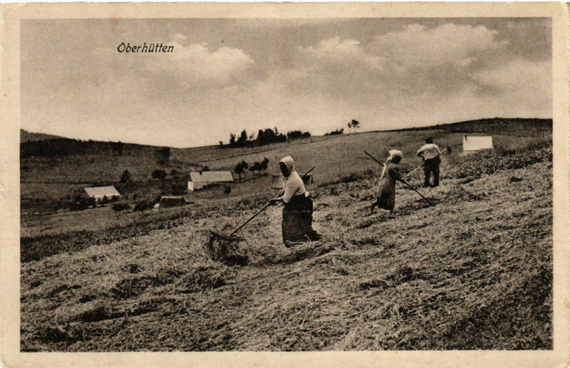 Carte postale ancienne Oberhutten