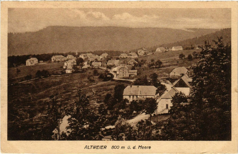 Carte postale ancienne Latweier 800 m u. d. Méere