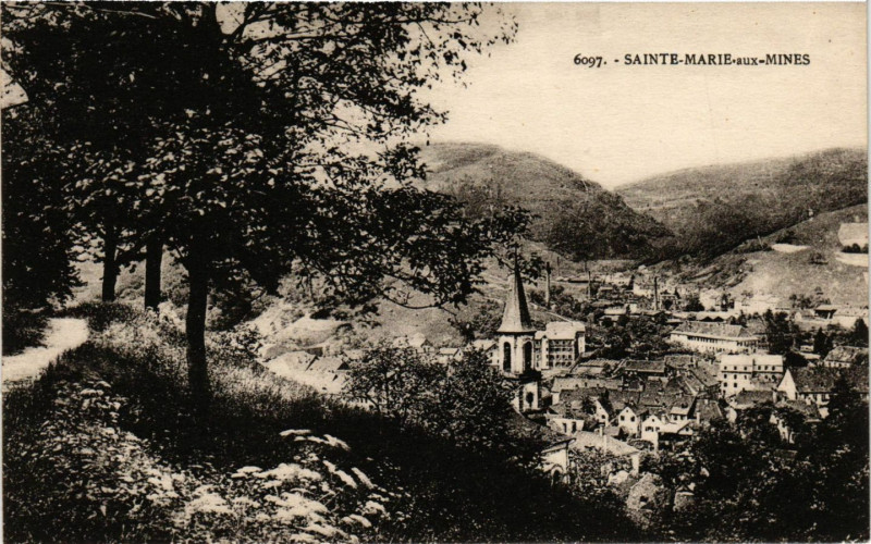 Carte postale ancienne Sainte-Marie-aux-Mines à Sainte-Marie-aux-Mines