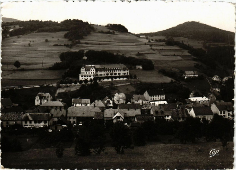 Carte postale ancienne Orbey - Vue générale à Orbey