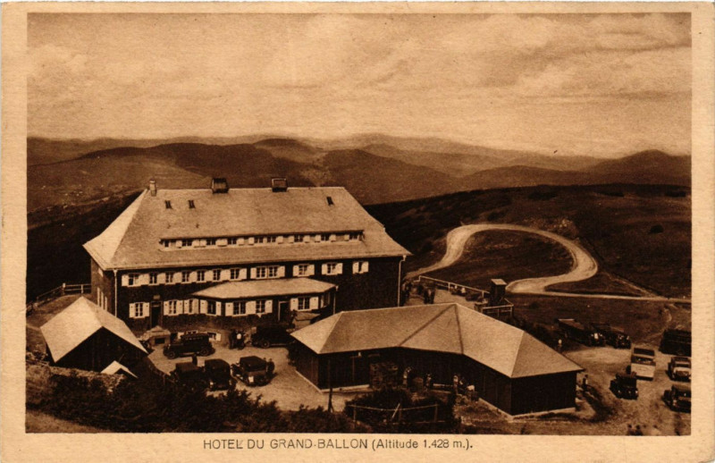 Carte postale ancienne Hotel du Grand-Ballon (Altitude 1428 m)