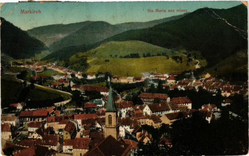 Carte postale ancienne Markirch - Sainte-Marie-aux-Mines à Sainte-Marie-aux-Mines