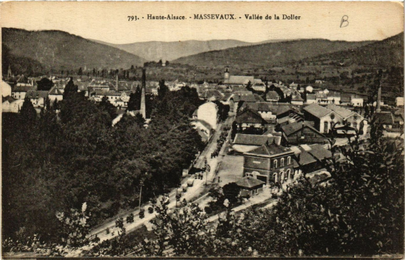 Carte postale ancienne Haute-Alsace - Massevaux - Vallée de la Doller