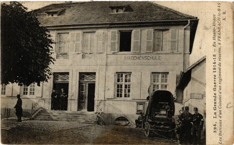 Carte postale ancienne Les Bureaux d'un Colonel d'un regiment de reserve
