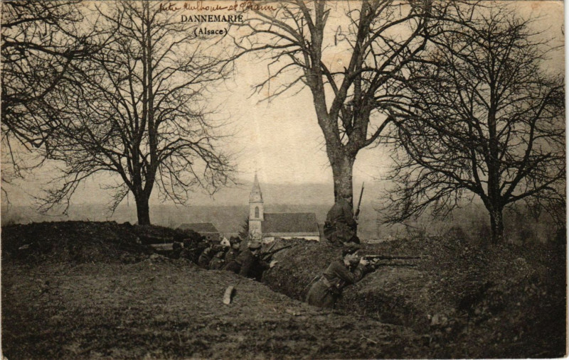 Carte postale ancienne Dannemarie à Dannemarie