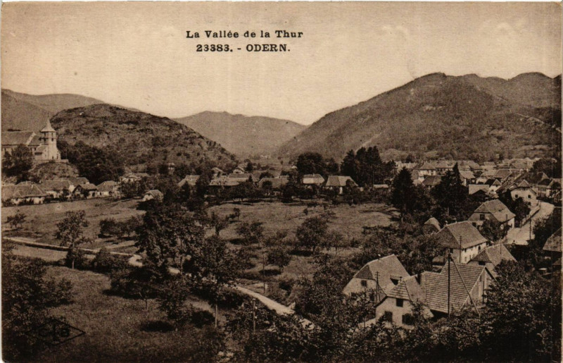 Carte postale ancienne La Vallée de la Thur - Odern