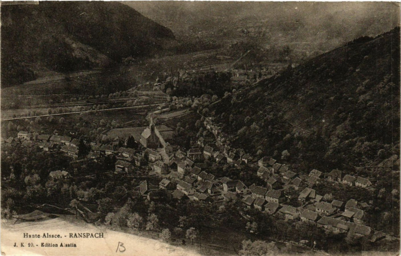 Carte postale ancienne Haute-Alsace - Ranspach à Ranspach