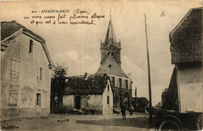 Carte postale ancienne Aspach-le-Haut à Aspach