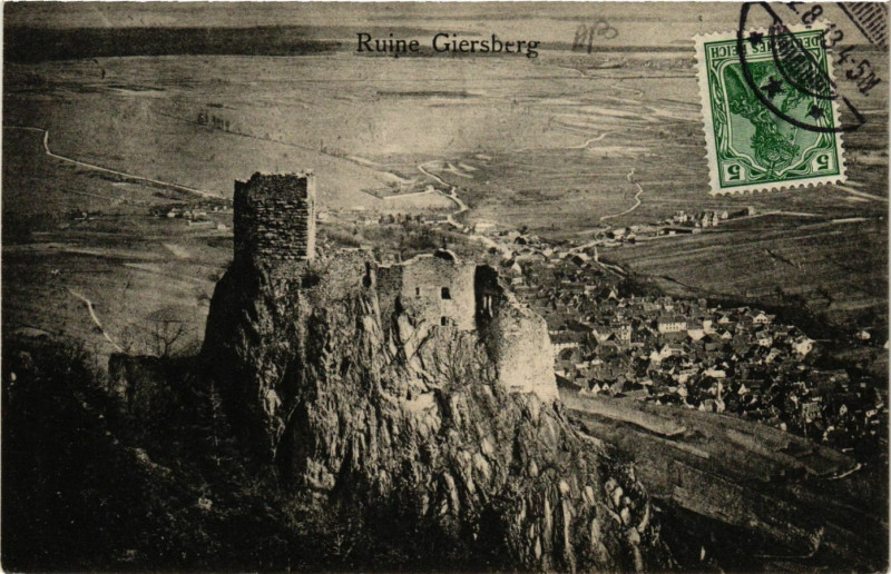 Carte postale ancienne Ruine Giersberg