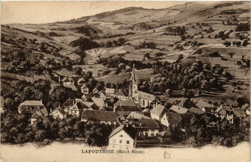 Carte postale ancienne Lapoutroie à Lapoutroie