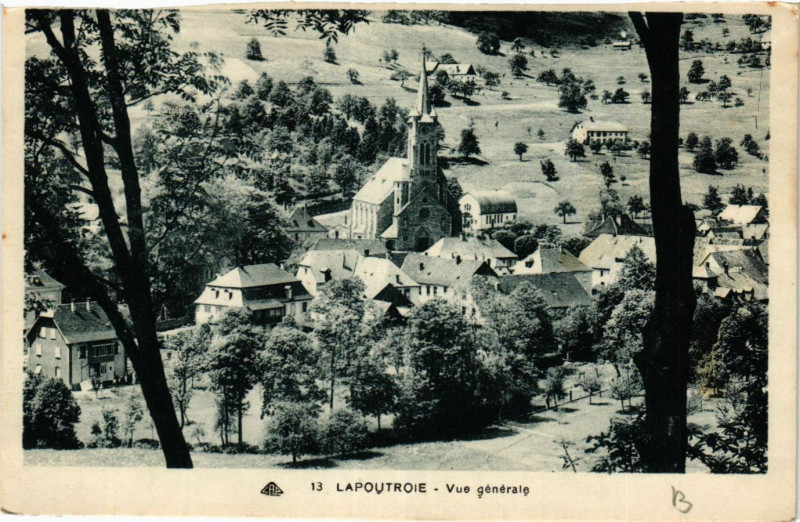 Carte postale ancienne Lapouitre - Vue générale