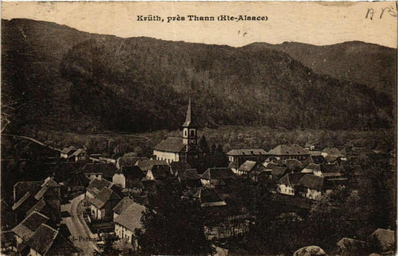Carte postale ancienne Kruth pres Thann à Kruth