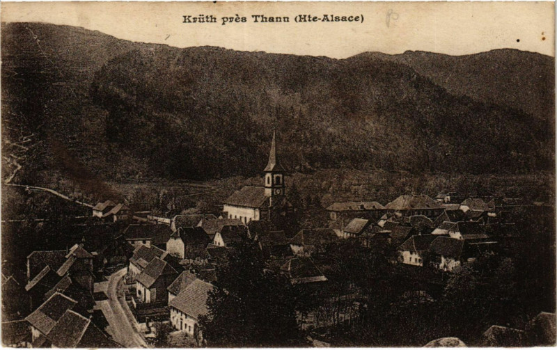 Carte postale ancienne Kruth pres Thann à Kruth