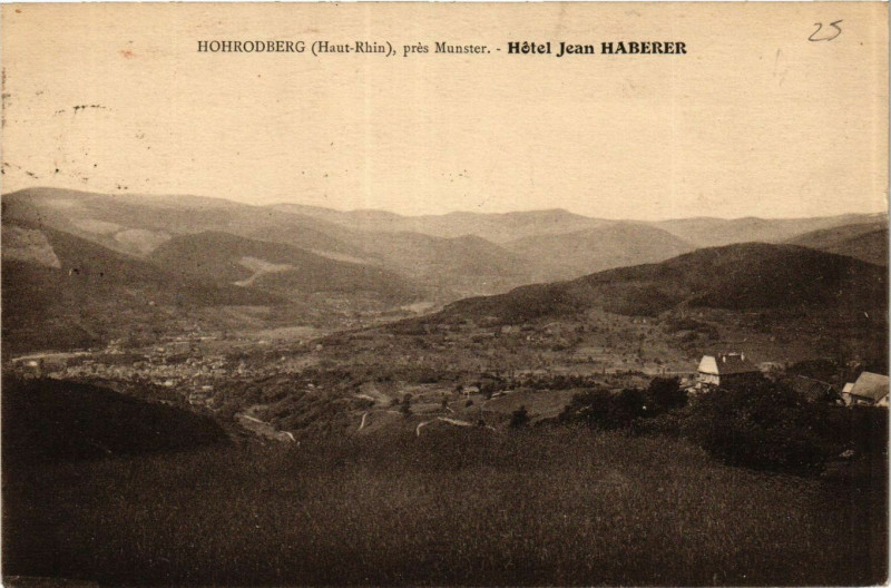 Carte postale ancienne Hoheodberg - Hotel Jean Haberer