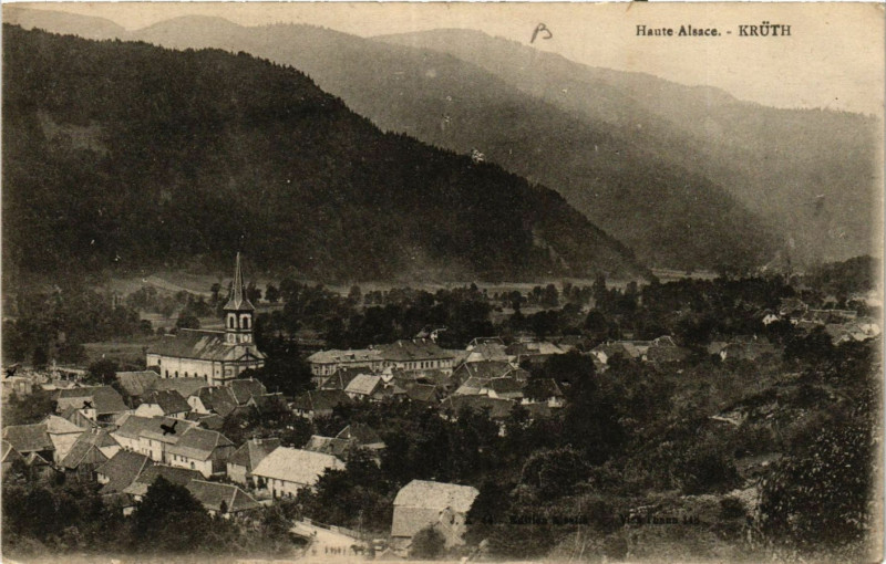 Carte postale ancienne Haute-Alsace - Kruth à Kruth