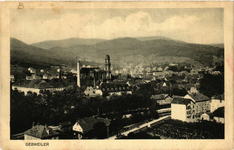Carte postale ancienne Gebweiler