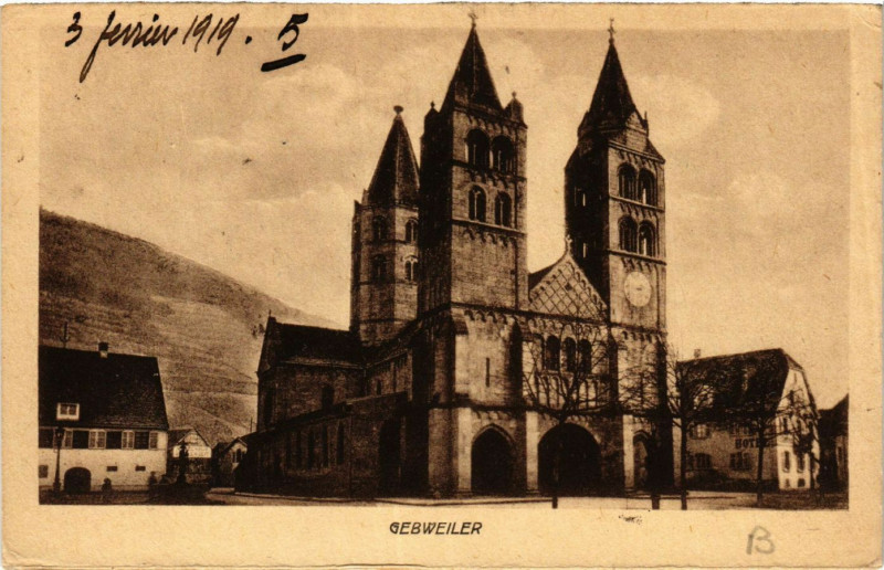 Carte postale ancienne Gebweiler