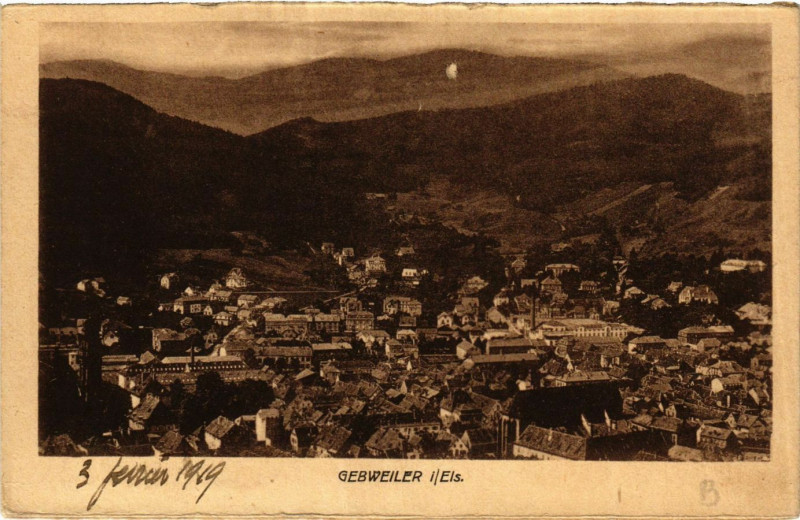 Carte postale ancienne Gebweiler